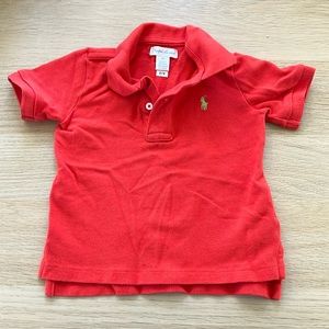 Toddler Ralph Lauren Polo Shirt in Red